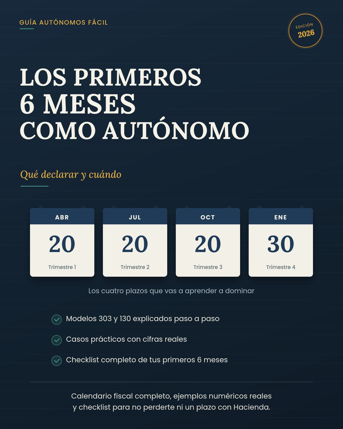 Los primeros 6 meses como autónomo
